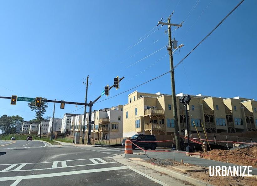 Growing townhome project claims hill on Atlanta's 'Upper Westside